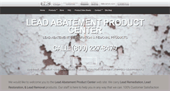 Desktop Screenshot of leadabatementproducts.com